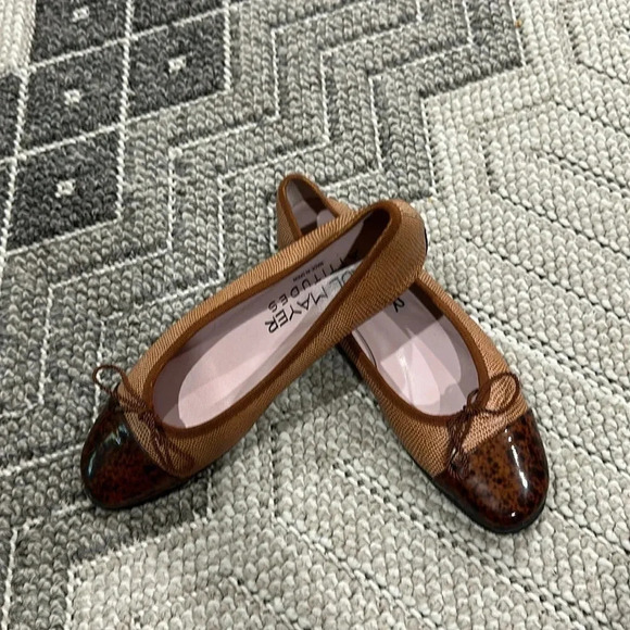 Paul Mayer Attitudes Ballet Slip Ons Flats Quilted Shoes Spain - Picture 2 of 5